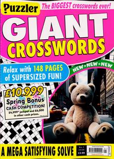Puzzler Giant Crosswords Magazine Issue NO 1