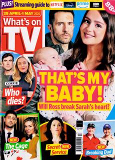 Whats On Tv England Magazine Issue 25/04/2026