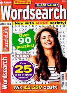 Family Wordsearch Magazine Issue NO 433