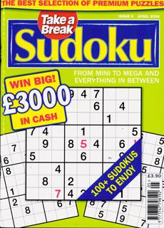 Take A Break Sudoku Magazine Issue NO 5