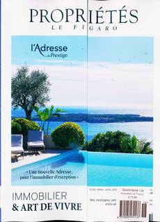 Proprietes Le Figaro  Magazine Issue NO 218