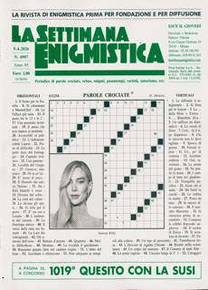 La Settimana Enigmistica Magazine Issue NO 4907