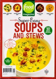 Food Network Magazine Issue EASY SOUPS