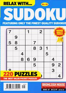 Relax With Sudoku Magazine Issue NO 49