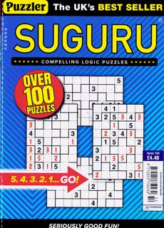 Puzzler Suguru Magazine Issue NO 154