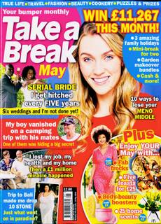 Take A Break Monthly Magazine Issue MAY 26