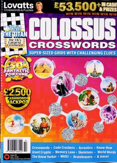 Lovatts Colossus Crossword Magazine Issue NO 414