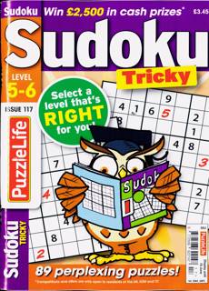 Puzzlelife Sudoku Lev 5 And 6 Magazine Issue NO 117