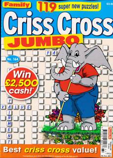 Family Criss Cross Jumbo Magazine Issue NO 164