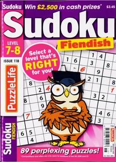 Puzzlelife Sudoku L7&8 Magazine Issue NO 118