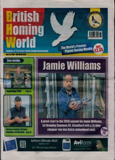 British Homing World Magazine Issue NO 7834