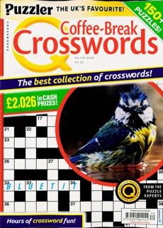 Puzzler Q Coffee Break Crossw Magazine Issue NO 170