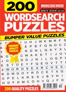 200 Wordsearch Puzzles Magazine Issue NO 12