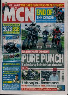 Motorcycle News Magazine Issue 29/04/2026