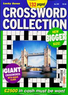 Lucky Seven Crossword Coll Magazine Issue NO 333