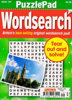 Puzzlelife Ppad Wordsearch Magazine Issue NO 129