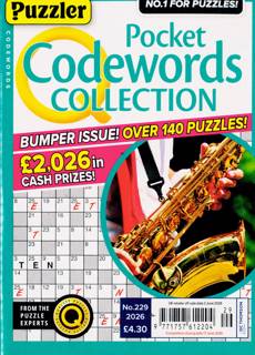 Puzzler Q Pock Codewords C Magazine Issue NO 229