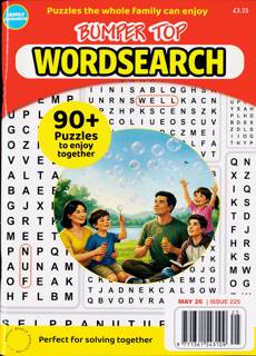 Bumper Top Wordsearch Magazine Issue NO 225