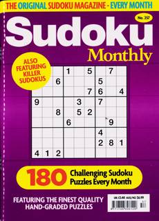 Sudoku Monthly Magazine Issue NO 257