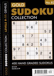 Sudoku Gold Collection Magazine Issue NO 82