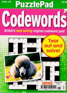 Puzzlelife Ppad Codewords Magazine Issue NO 125