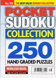 Pocket Sudoku Collection Magazine Issue NO 178