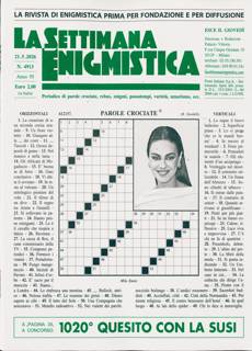 La Settimana Enigmistica Magazine Issue NO 4913