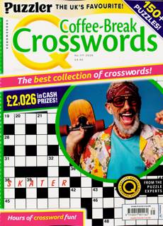 Puzzler Q Coffee Break Crossw Magazine Issue NO 171