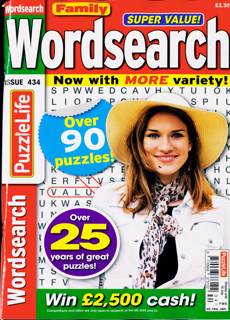 Family Wordsearch Magazine Issue NO 434