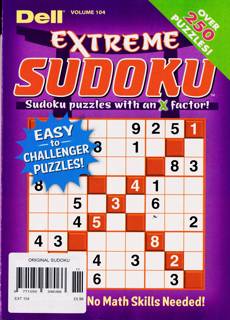 Original Sudoku Magazine Issue EXT 104