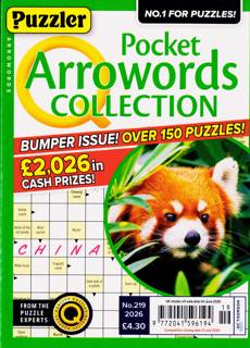 Puzzler Q Pock Arrowords C Magazine Issue NO 219