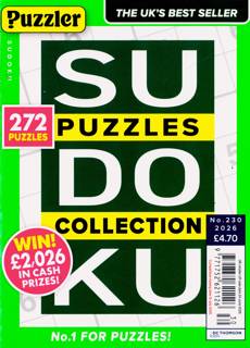 Puzzler Sudoku Puzzle Collection Magazine Issue NO 230