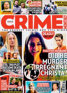 Crime Monthly Magazine Issue NO 89