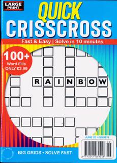 Quick Criss Cross Magazine Issue NO 9
