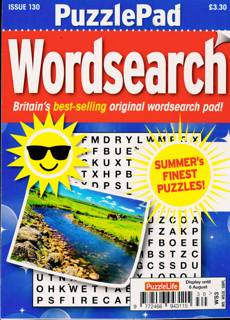 Puzzlelife Ppad Wordsearch Magazine Issue NO 130