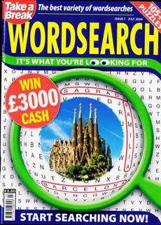 Take A Break Wordsearch Magazine Issue NO 7