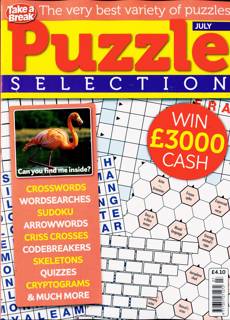 Take A Break Puzzle Selection Magazine Issue NO 7