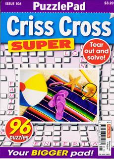 Puzzlelife Criss Cross Super Magazine Issue NO 106