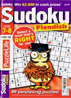 Puzzlelife Sudoku L7&8 Magazine Issue NO 120