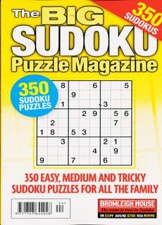 Big Sudoku Puzzle Magazine Issue NO 144