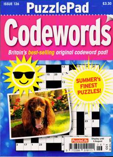 Puzzlelife Ppad Codewords Magazine Issue NO 126