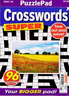 Puzzlelife Crossword Super Magazine Issue NO 106
