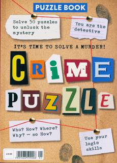Crime Puzzles Magazine Issue NO 1