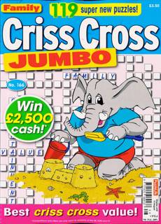 Family Criss Cross Jumbo Magazine Issue NO 166