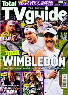 Total Tv Guide England Magazine Issue NO 27