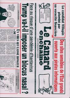 Le Canard Enchaine Magazine Issue NO5505