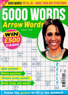 5000 Words Arrowwords Magazine Issue NO 63