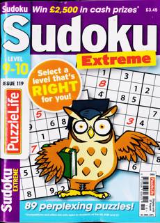 Puzzlelife Sudoku L9&10 Magazine Issue NO 119