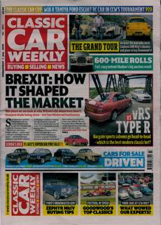 Classic Car Weekly Magazine Issue 01/07/2026