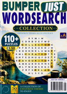 Bumper Just Wordsearch Coll Magazine Issue ONE SHOT